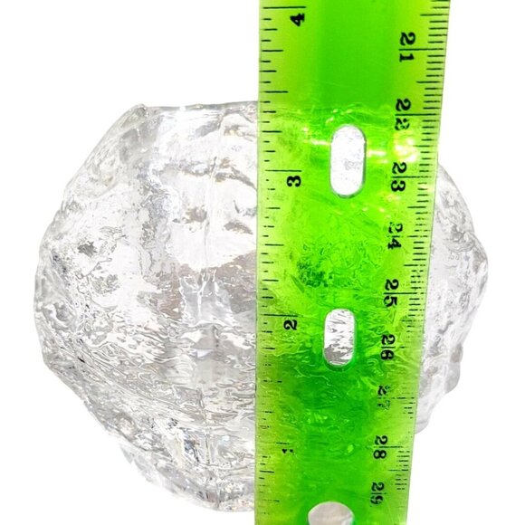 Vintage 1973 Kosta Boda Snowball Votive Tealight Holder Clear Scandinavian Glass - Picture 7 of 8